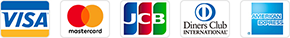 VISA Master JCB ダイナース アメックス